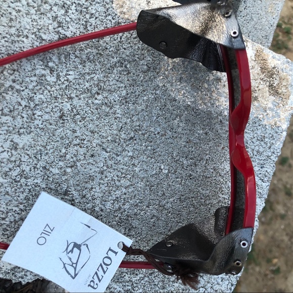 LOZZA Aviator style sunglasses red rim - Picture 4 of 4